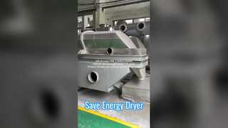 Energiebesparende trillingsgefluïdiseerde droger voor korrels en poeders